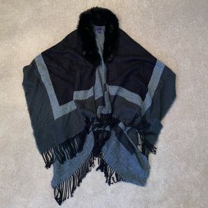 MADDEN GIRL Wool cape